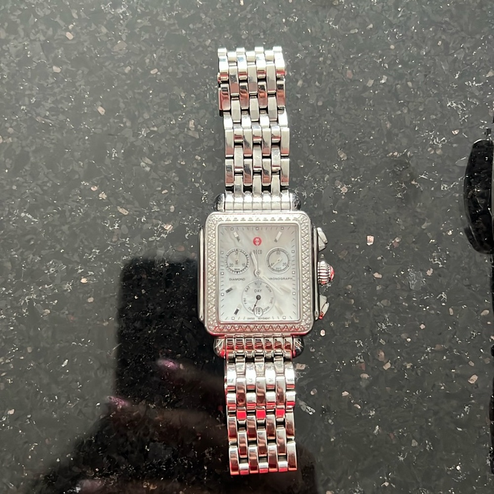 Michele watch with diamonds. Gently used.